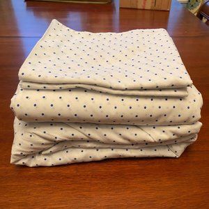 West Elm Poika Dot Queen-sized sheets ($40)